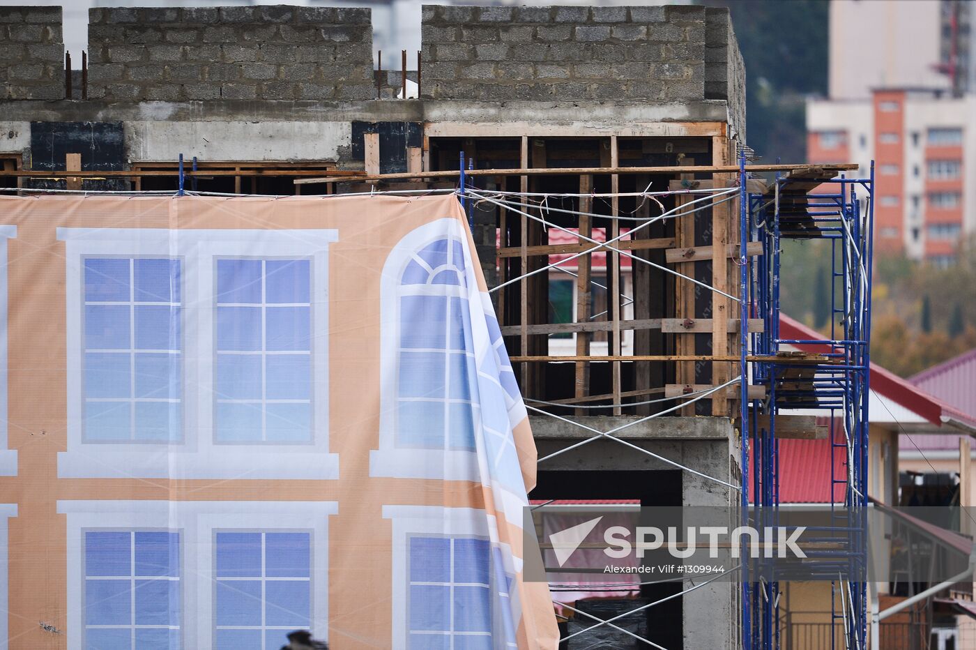 Construction of Olympic facilities in Imereti Valley in Sochi