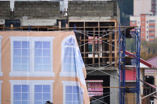 Construction of Olympic facilities in Imereti Valley in Sochi