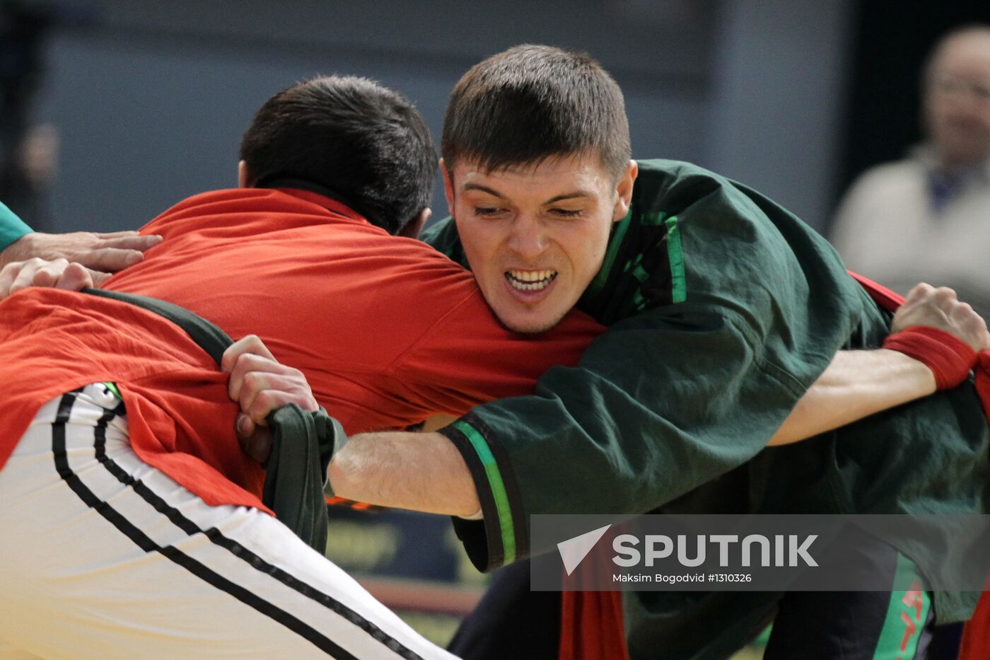 Belt wrestling. Russian Championship