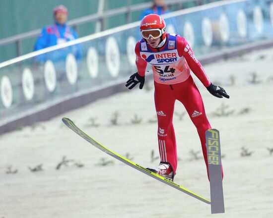 FIS Ski Jumping World Cup. First round. Day three