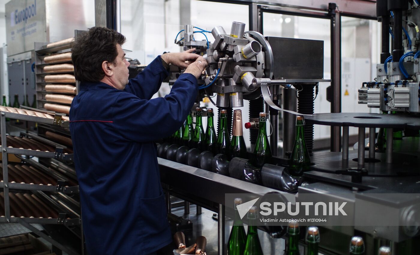 Kornet Moscow sparkling wine factory