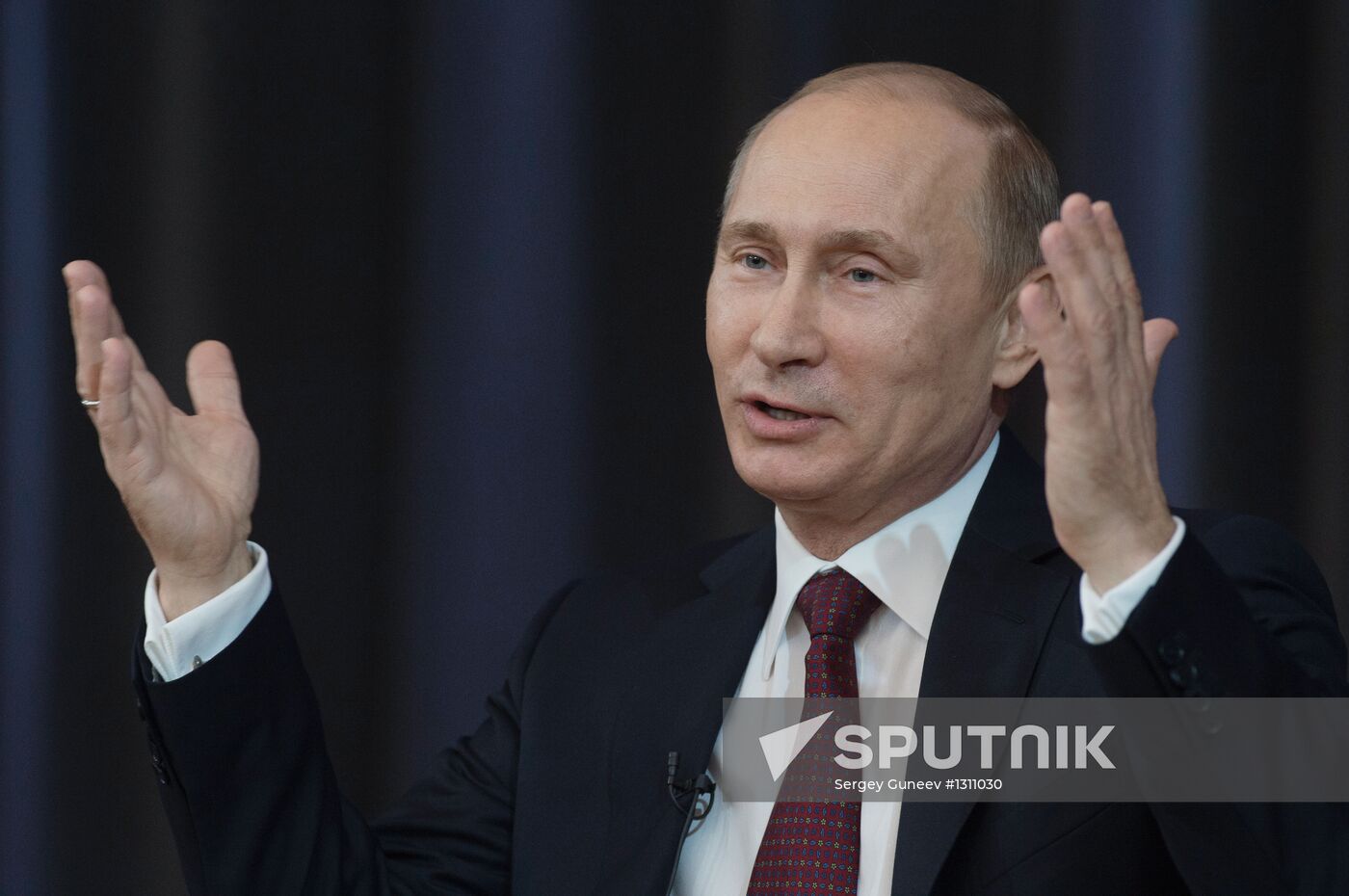 President Vladimir Putin meets with his representatives
