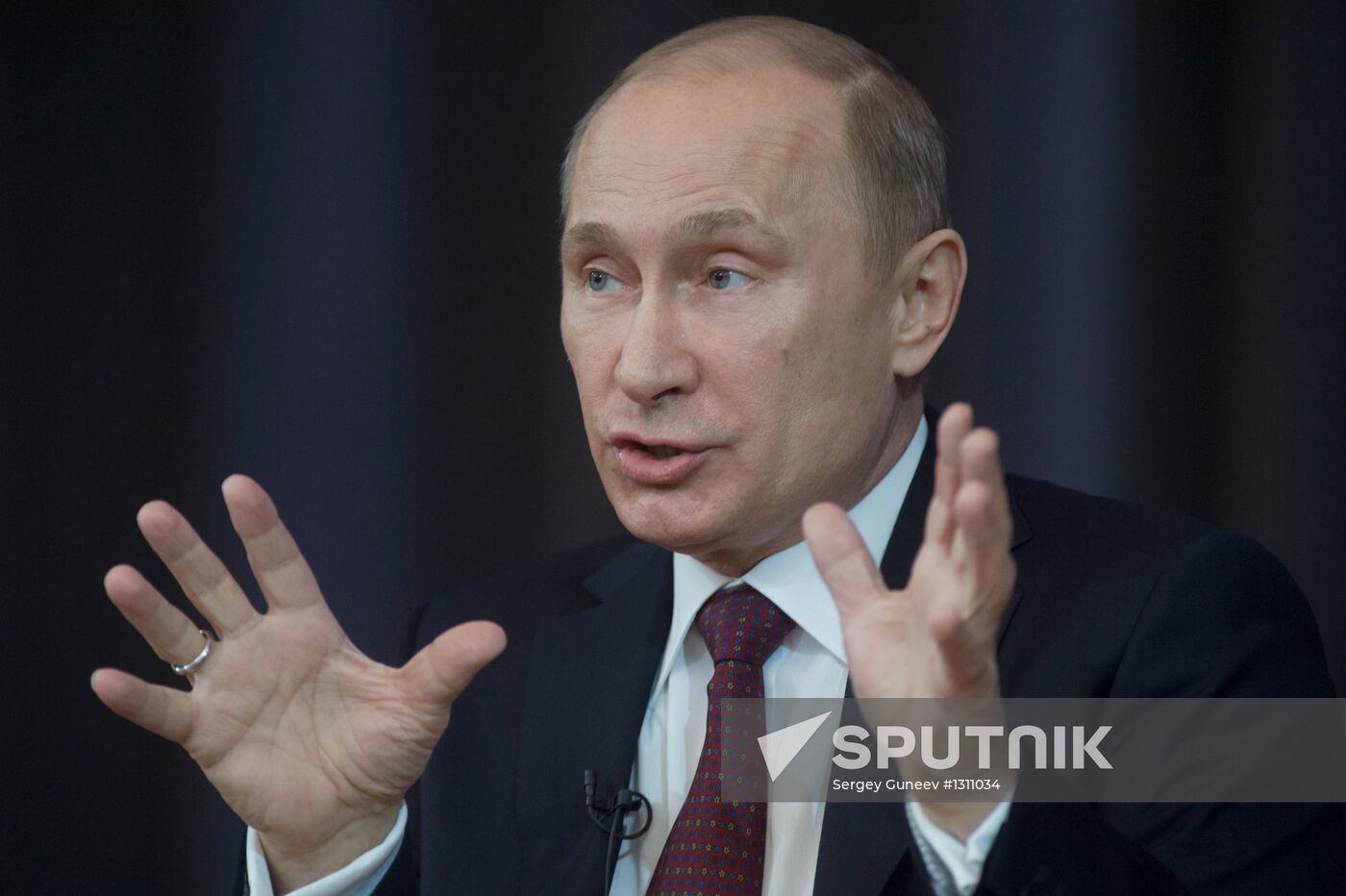 President Vladimir Putin meets with his representatives