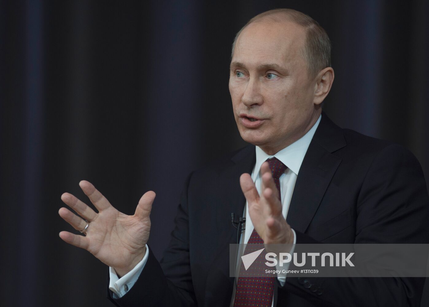 President Vladimir Putin meets with his representatives