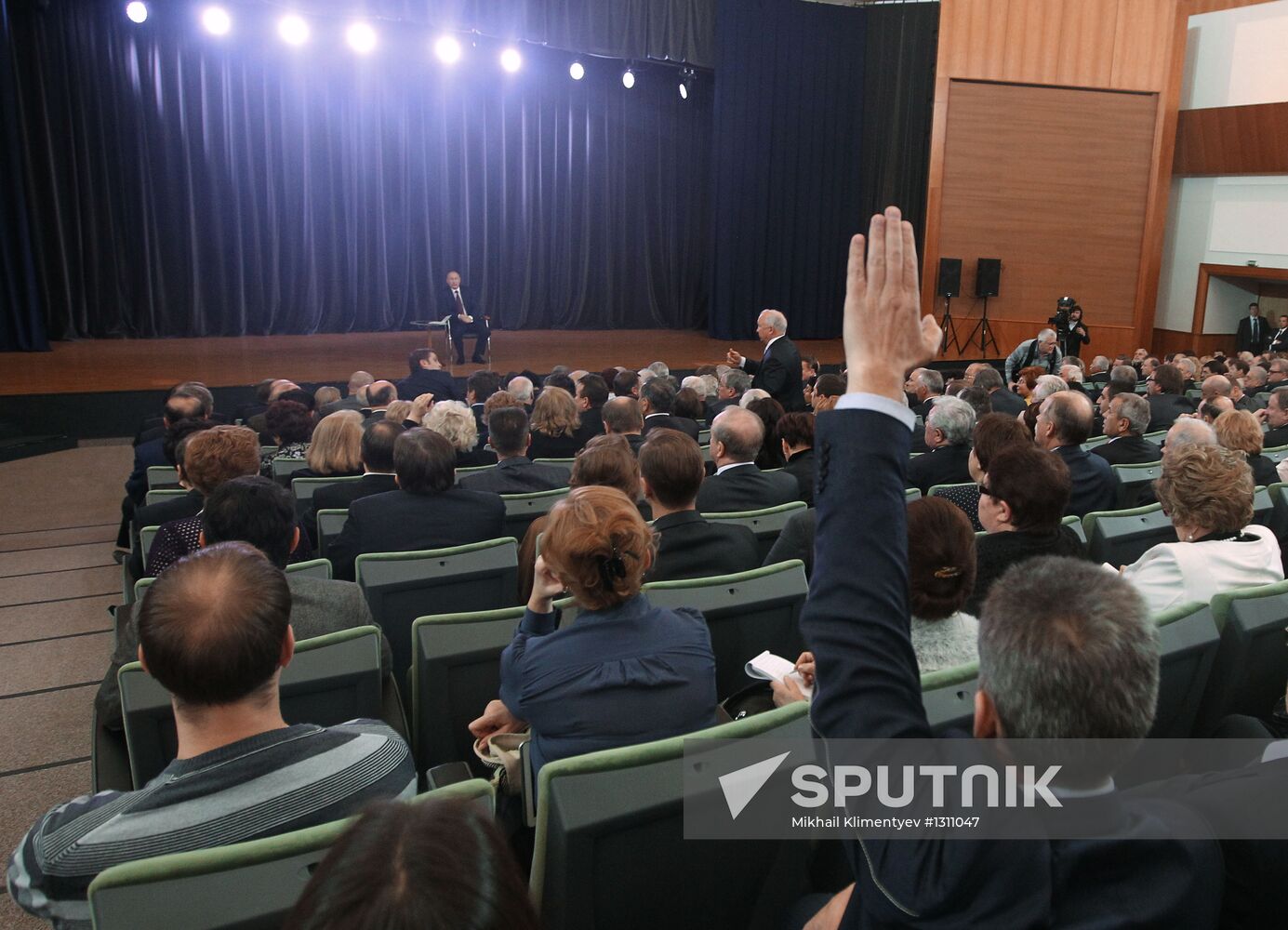 President Vladimir Putin meets with his representatives