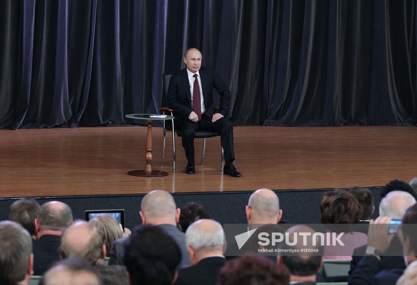 President Vladimir Putin meets with his representatives