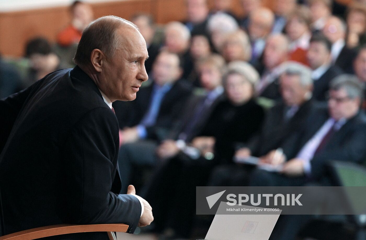 President Vladimir Putin meets with his representatives