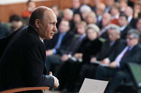 President Vladimir Putin meets with his representatives