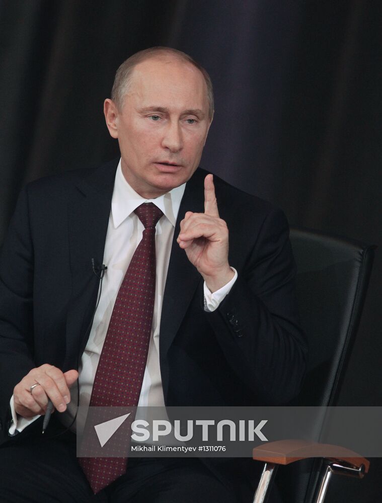 President Vladimir Putin meets with his representatives