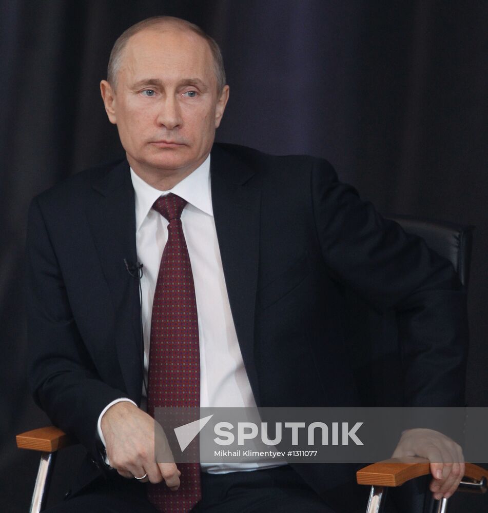 President Vladimir Putin meets with his representatives