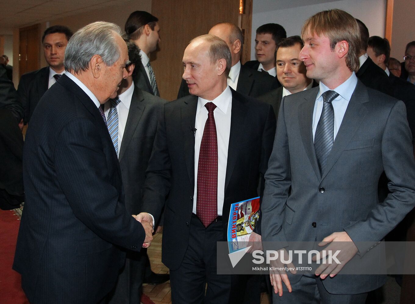 Russian President Vladimir Putin meets with his representatives