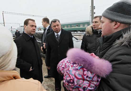 Dmitry Medvedev visits Kaluga, Central Federal District
