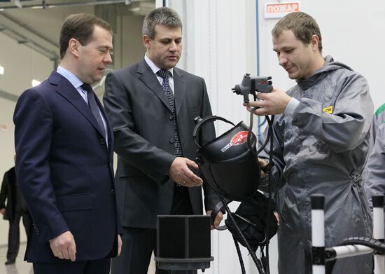 Dmitry Medvedev visits Kaluga, Central Federal District