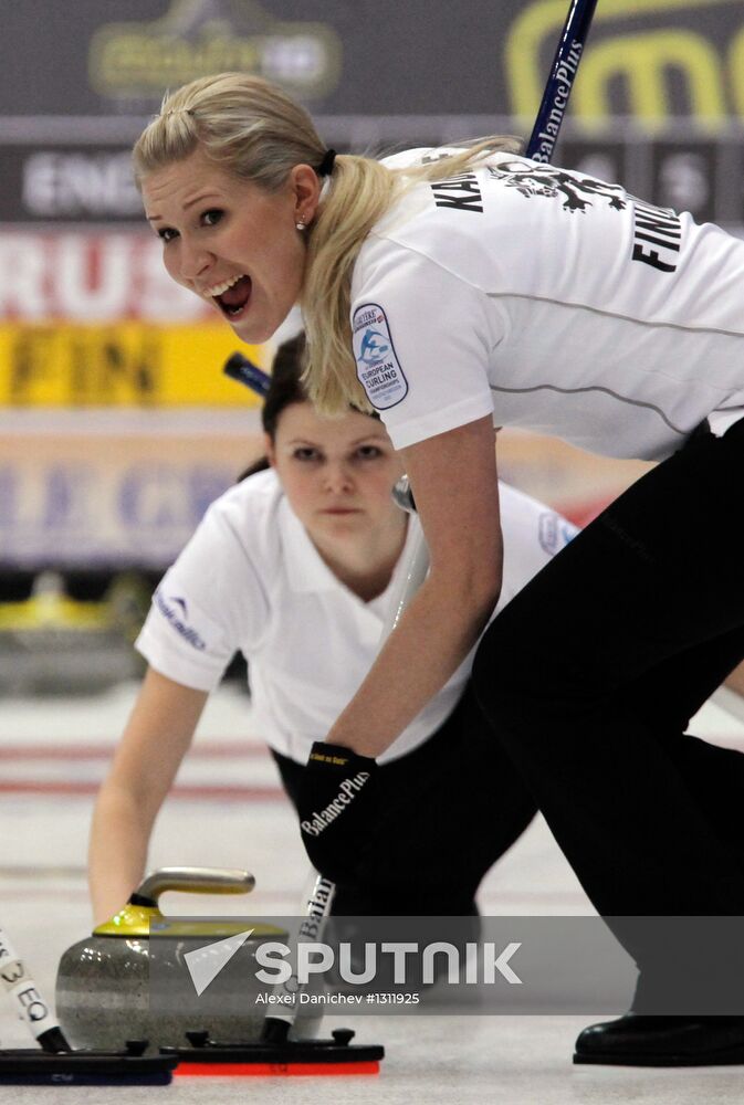 European Curling Championships. Day 5