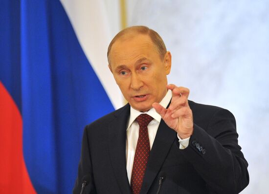 Russian President Vladimir Putin's address to Federal Assembly