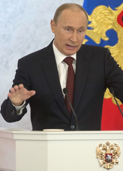 Russian President Vladimir Putin's address to Federal Assembly
