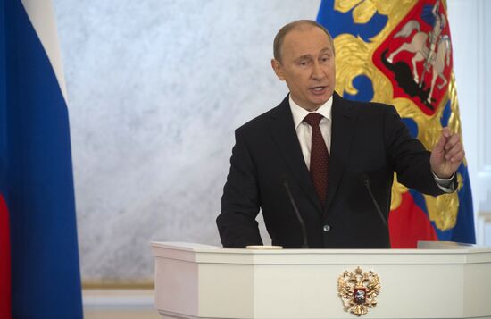 Russian President Vladimir Putin's address to Federal Assembly