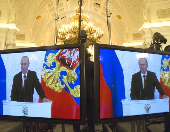 Russian President Vladimir Putin's address to Federal Assembly