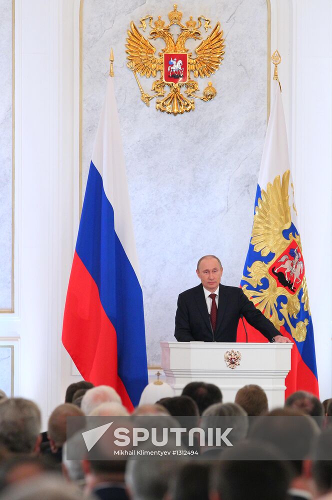 Russian President Vladimir Putin's address to Federal Assembly
