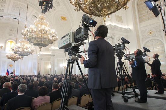 Russian President Vladimir Putin's address to Federal Assembly
