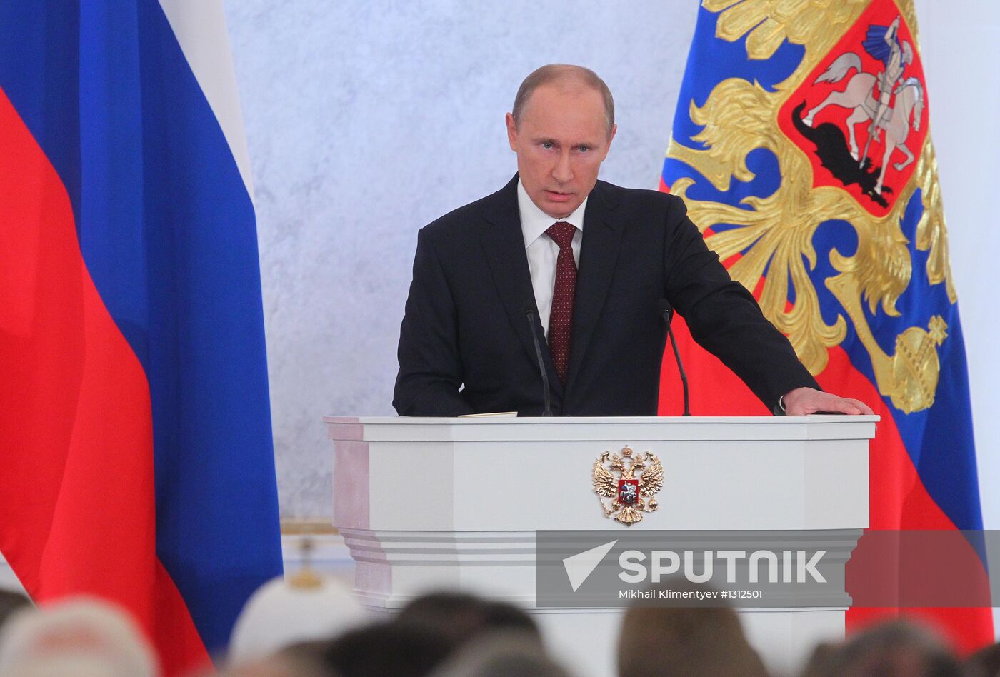 Russian President delivers annual address to Federal Assembly