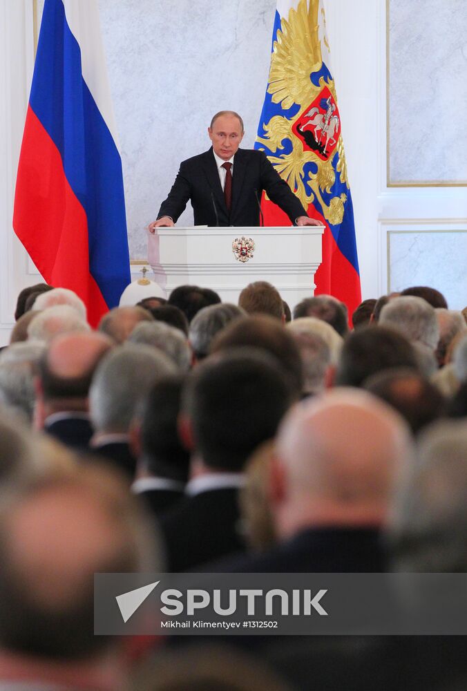 Russian President Vladimir Putin's address to Federal Assembly