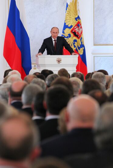 Russian President Vladimir Putin's address to Federal Assembly
