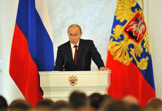 Russian President Vladimir Putin's address to Federal Assembly