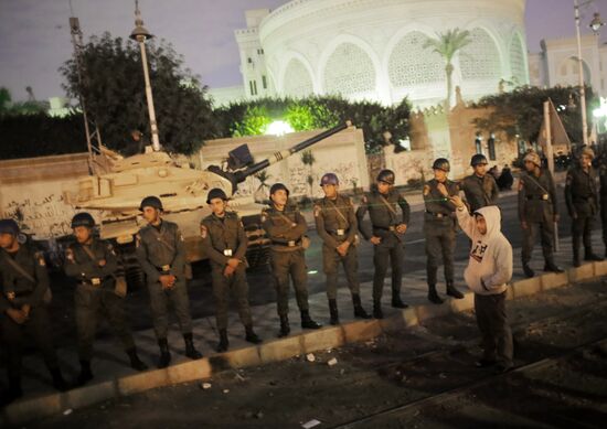 Opposition protests in Cairo