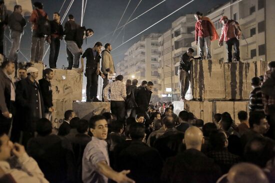 Opposition protests in Cairo