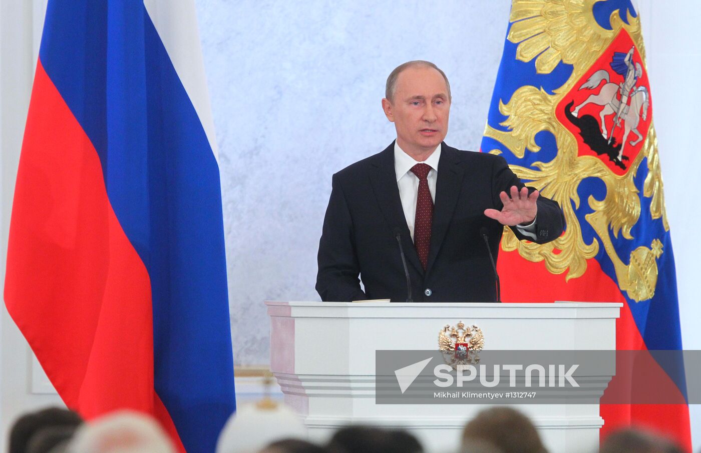 Russian President delivers annual address to Federal Assembly