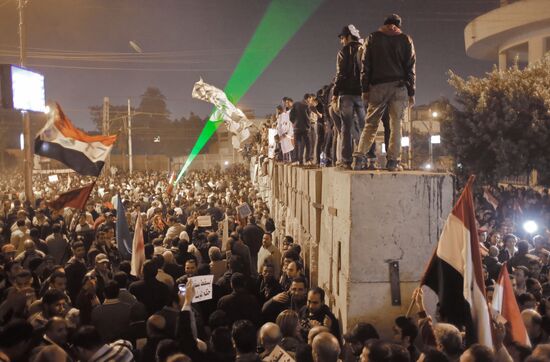 Opposition protests in Cairo