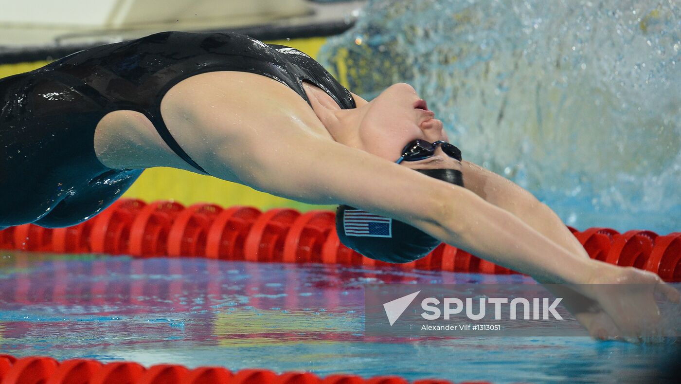 FINA World Swimming Championships. Day One