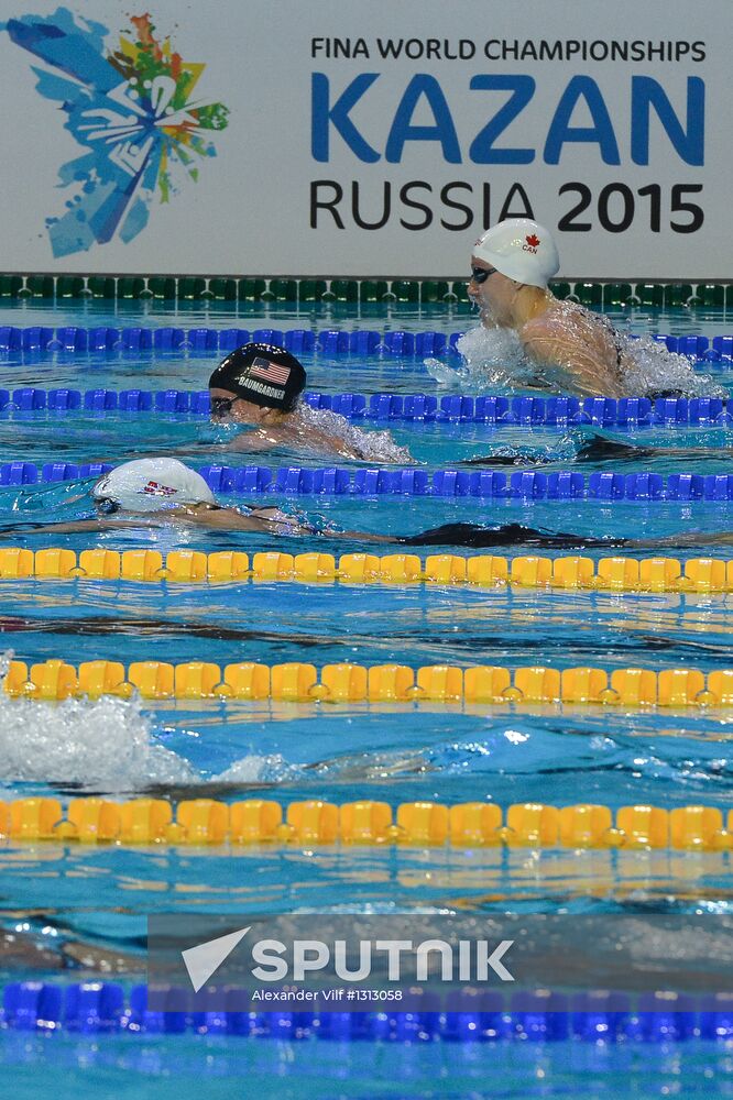 FINA World Swimming Championships. Day One