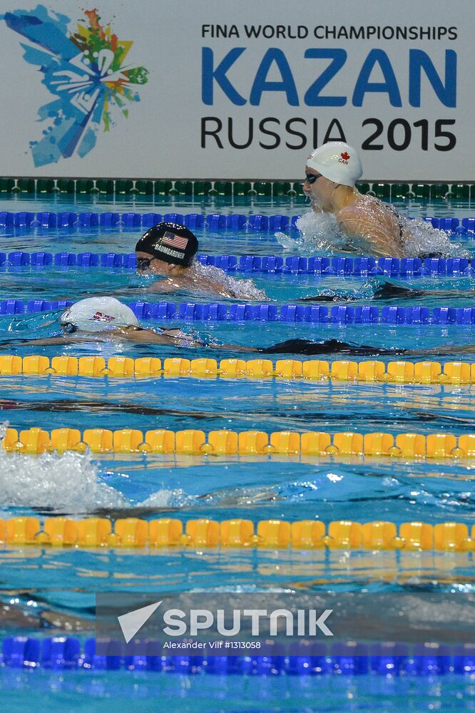 FINA World Swimming Championships. Day One