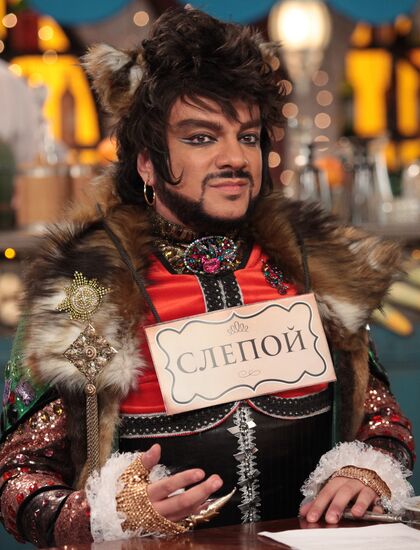 Filming of New Year's Eve TV musical Little Red Riding Hood