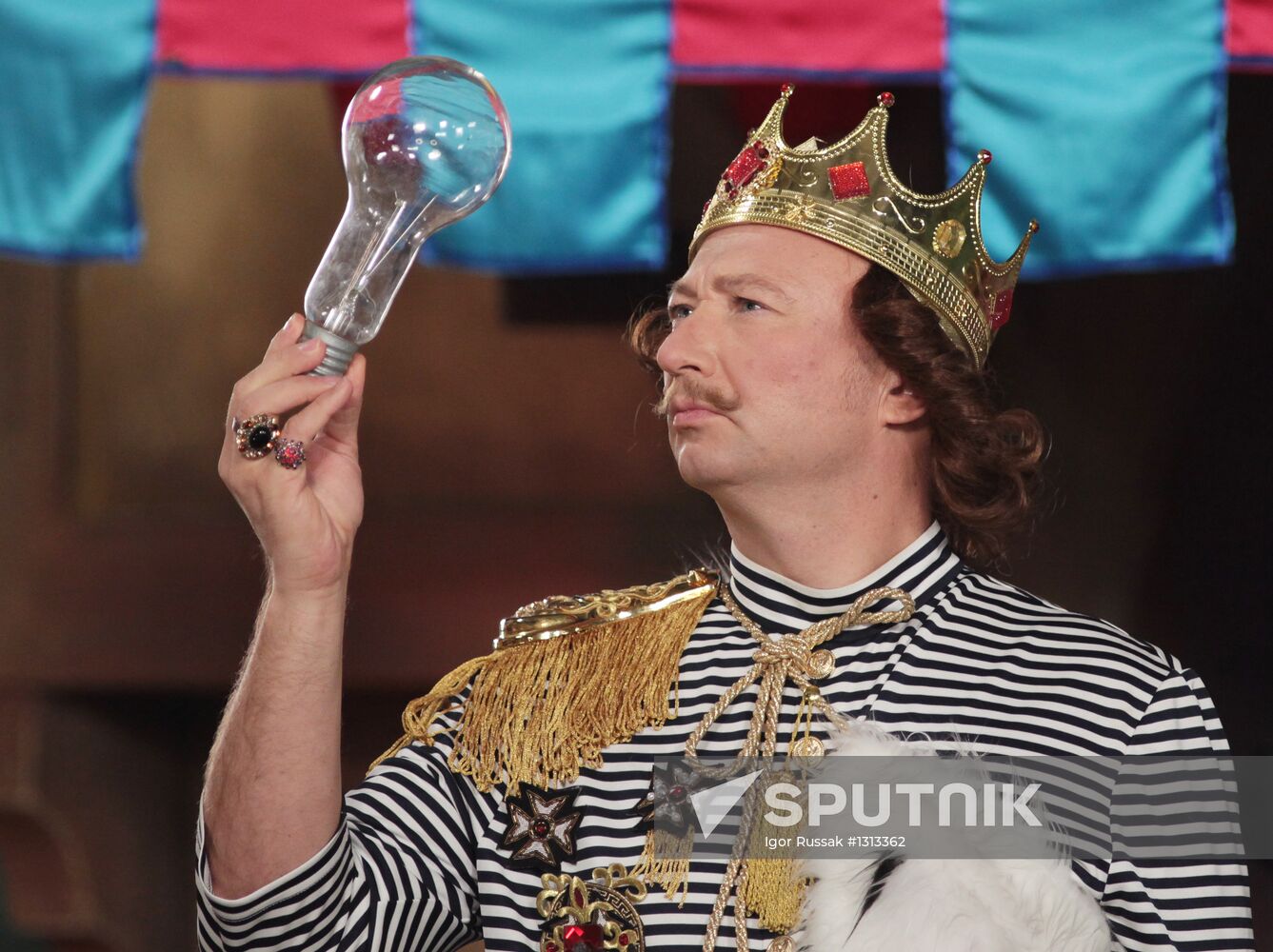 Filming of New Year's Eve TV musical Little Red Riding Hood