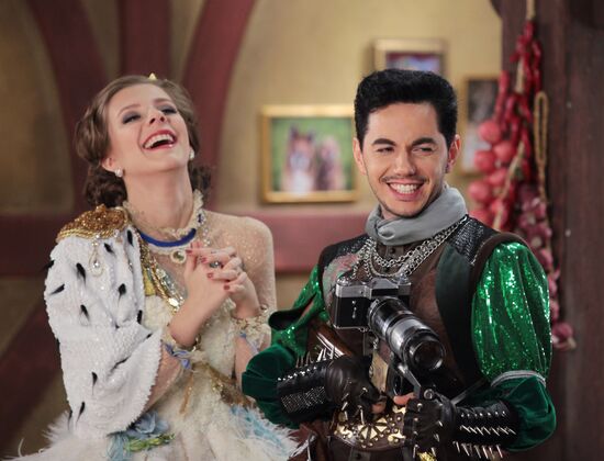 Filming of New Year's Eve TV musical Little Red Riding Hood