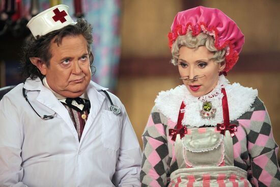 Filming of New Year's Eve TV musical Little Red Riding Hood