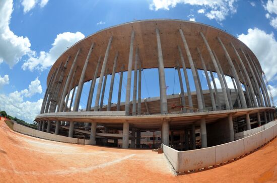 Construction of National Stadium in Brazil