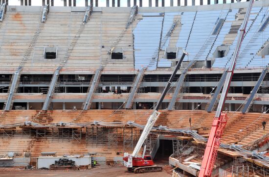Construction of National Stadium in Brazil
