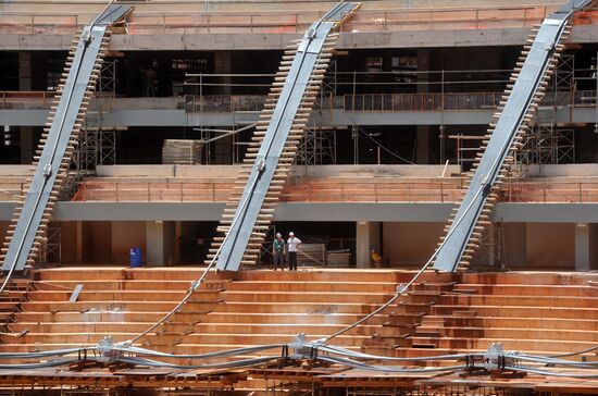 Construction of National Stadium in Brazil