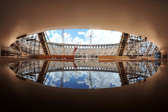 Construction of National Stadium in Brazil