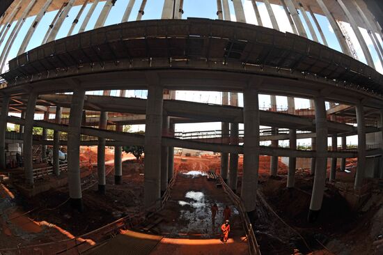 Construction of National Stadium in Brazil