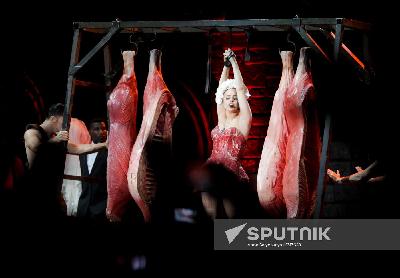 Lady Gaga concert in Moscow