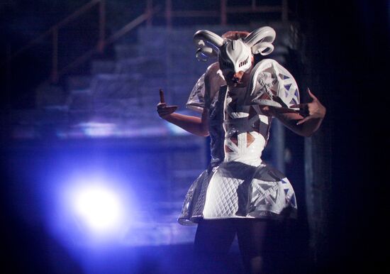 Lady Gaga concert in Moscow
