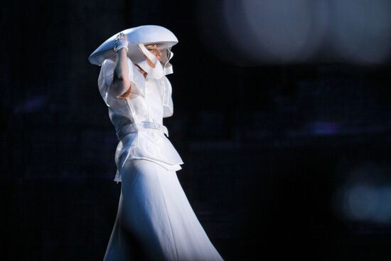 Lady Gaga concert in Moscow