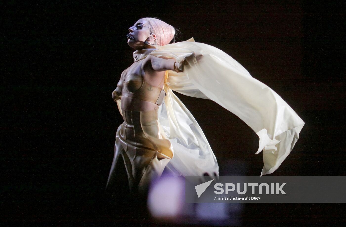 Lady Gaga concert in Moscow