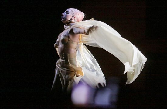 Lady Gaga concert in Moscow