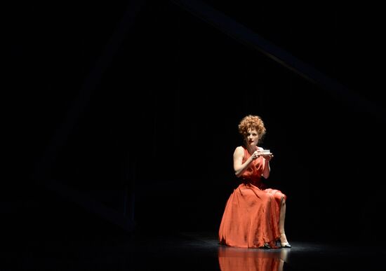 Rehearsal of play "Sailors and Whores" in Moscow